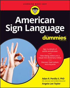 Cover of the book American Sign Language For Dummies with Online Videos