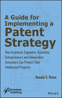 Couverture de l’ouvrage A Guide for Implementing a Patent Strategy
