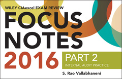 Couverture de l’ouvrage Wiley CIAexcel Exam Review 2016 Focus Notes 
