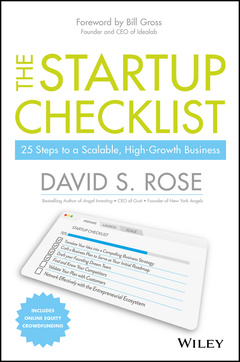 Couverture de l’ouvrage The Startup Checklist