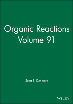 Couverture de l’ouvrage Organic Reactions, Volume 91