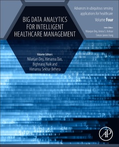 Couverture de l’ouvrage Big Data Analytics for Intelligent Healthcare Management