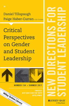 Cover of the book Critical Perspectives on Gender and Student Leadership 