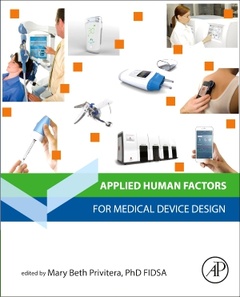Couverture de l’ouvrage Applied Human Factors in Medical Device Design