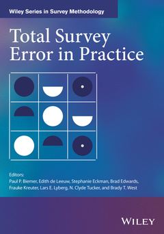 Couverture de l’ouvrage Total Survey Error in Practice
