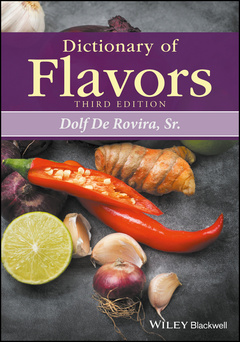 Couverture de l’ouvrage Dictionary of Flavors