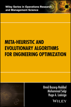 Couverture de l’ouvrage Meta-heuristic and Evolutionary Algorithms for Engineering Optimization