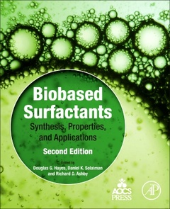 Couverture de l’ouvrage Biobased Surfactants
