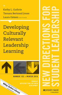 Couverture de l’ouvrage Developing Culturally Relevant Leadership Learning