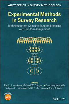 Cover of the book Experimental Methods in Survey Research