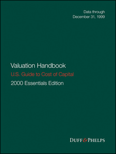 Couverture de l’ouvrage Valuation Handbook - U.S. Guide to Cost of Capital 