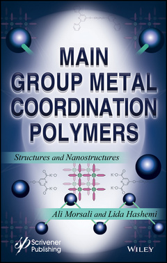 Couverture de l’ouvrage Main Group Metal Coordination Polymers