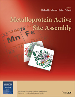 Couverture de l’ouvrage Metalloprotein Active Site Assembly
