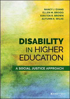 Couverture de l’ouvrage Disability in Higher Education