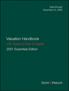 Cover of the book Valuation Handbook - U.S. Guide to Cost of Capital 