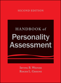 Couverture de l’ouvrage Handbook of Personality Assessment