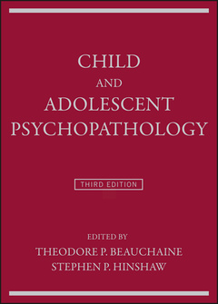 Couverture de l’ouvrage Child and Adolescent Psychopathology