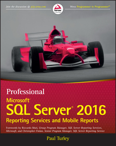 Cover of the book Professional Microsoft SQL Server 2016 Reporting Services and Mobile Reports