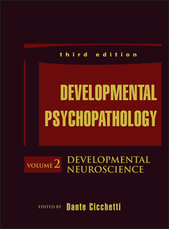 Couverture de l’ouvrage Developmental Psychopathology, Developmental Neuroscience