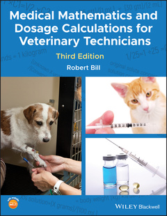 Couverture de l’ouvrage Medical Mathematics and Dosage Calculations for Veterinary Technicians