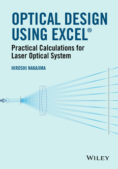 Couverture de l’ouvrage Optical Design Using Excel