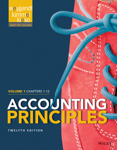 Couverture de l’ouvrage Accounting Principles, Volume 1 