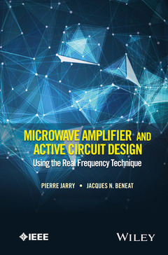 Cover of the book Microwave Amplifier and Active Circuit Design Using the Real Frequency Technique