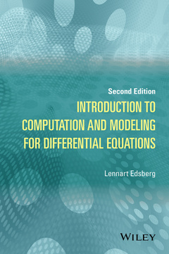 Couverture de l’ouvrage Introduction to Computation and Modeling for Differential Equations