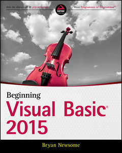 Couverture de l’ouvrage Beginning Visual Basic 2015
