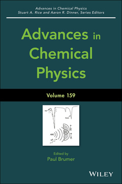 Couverture de l’ouvrage Advances in Chemical Physics, Volume 159