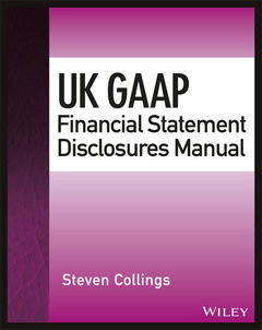 Couverture de l’ouvrage UK GAAP Financial Statement Disclosures Manual 