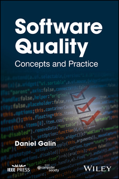 Couverture de l’ouvrage Software Quality