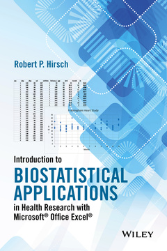 Couverture de l’ouvrage Introduction to Biostatistical Applications in Health Research with Microsoft Office Excel