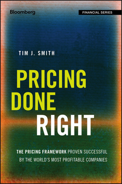 Couverture de l’ouvrage Pricing Done Right
