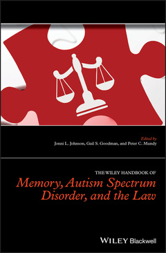 Cover of the book The Wiley Handbook of Memory, Autism Spectrum Disorder, and the Law