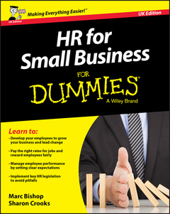 Couverture de l’ouvrage HR for Small Business For Dummies - UK