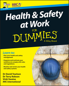 Couverture de l’ouvrage Health and Safety at Work For Dummies