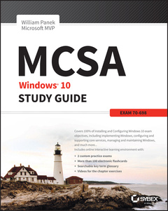 Couverture de l’ouvrage MCSA Windows 10 Study Guide