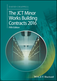 Cover of the book The JCT Minor Works Building Contracts 2016