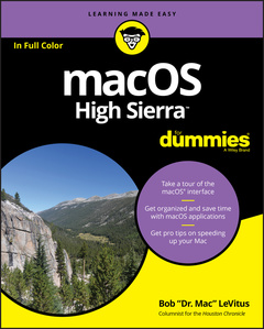 Cover of the book macOS High Sierra For Dummies 