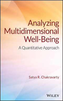 Couverture de l’ouvrage Analyzing Multidimensional Well-Being
