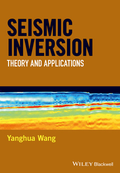 Couverture de l’ouvrage Seismic Inversion