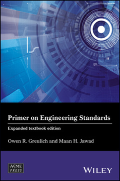 Couverture de l’ouvrage Primer on Engineering Standards