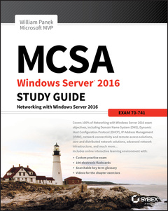 Couverture de l’ouvrage MCSA Windows Server 2016 Study Guide: Exam 70-741