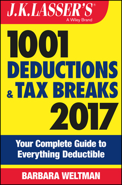 Couverture de l’ouvrage J.K. Lasser′s 1001 Deductions and Tax Breaks 2017 