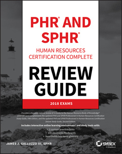 Couverture de l’ouvrage PHR and SPHR Professional in Human Resources Certification Complete Review Guide
