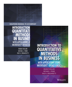 Couverture de l’ouvrage Introduction to Quantitative Methods in Business