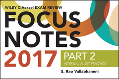Couverture de l’ouvrage Wiley CIAexcel Exam Review Focus Notes 2017, Part 2 