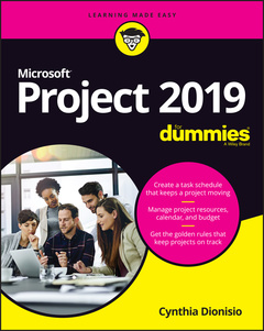 Couverture de l’ouvrage Microsoft Project 2019 For Dummies