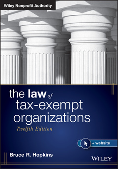Couverture de l’ouvrage The Law of Tax-Exempt Organizations